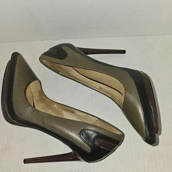 L.A.M.B By Gwen Stefani Multicolored Platform Heels Sz 7 - Picture 8 of 11